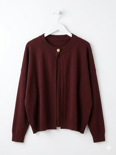 Art. 649 Cardigan abierto con botón 