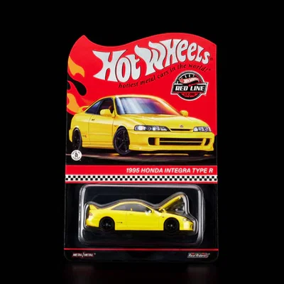 LC '95 Honda Integra Type R Yellow Acura Hot Wheels Redline Club HWC 2024 1995