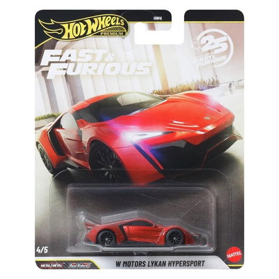 W Motors Lykan Hypersport * Hot Wheels 25.º aniversario de Rápidos y Furiosos 2026