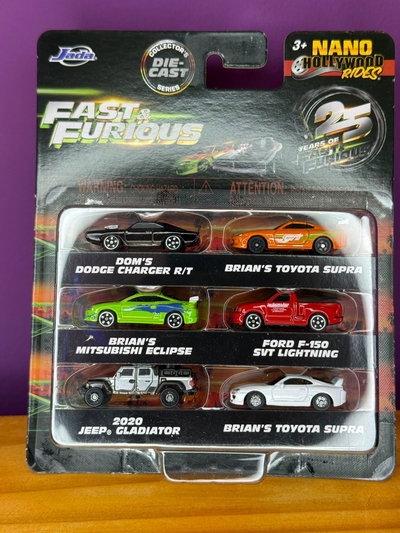 Set Rapidos y Furiosos nano 3
