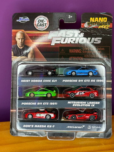 Set Rapidos y furiosos Nano