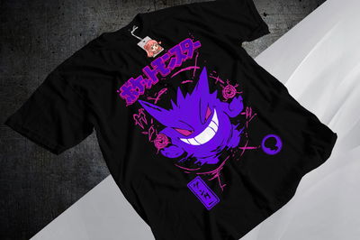 Remera Premium Pokemon Gengar