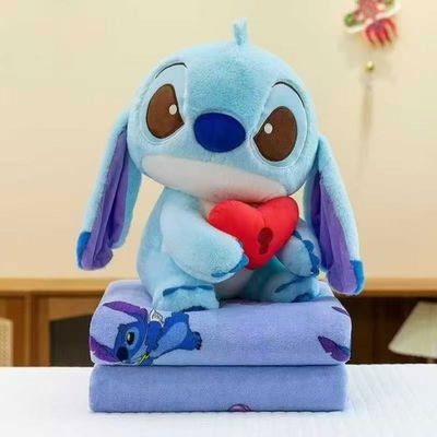 Peluche Lilo & Stitch de Stitch con Manta 45Cm