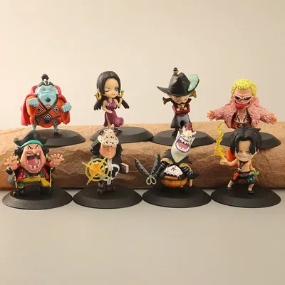 Set Figuras One Piece x8 9-10 Cm