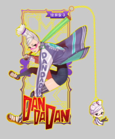 Marcapáginas Señalador de Metal Dan da Dan 3