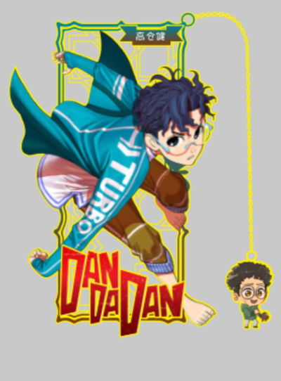 Marcapáginas Señalador de Metal Dan da Dan 4