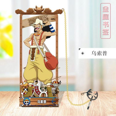Marcapáginas Señalador de Metal One Piece 2