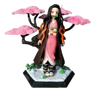 Nezuko con Árbol de cerezos 20Cm