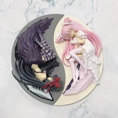 Figuras Madoka Kaname + Homura Akemi - Madoka Magica 18Cm C/u