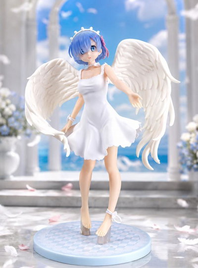 Figura Re:Zero Rem con Alas 22 Cm