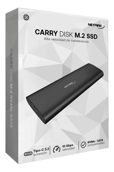 Carry Disk M.2 SSD Netmak Usb 3.2