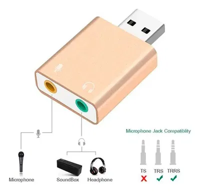 Placa de Audio Usb 7.1 HE-282 Noga