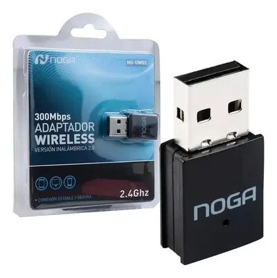 Adaptador Wifi Usb Noga NG-UW03 300Mbps