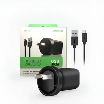 Cargador Rapido Usb a Micro Usb 2A Noga