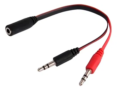 Adaptador Mini Plug H a Salida Dual PC Noga