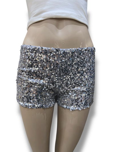 SHORT LENTEJUELAS TIRO BAJO