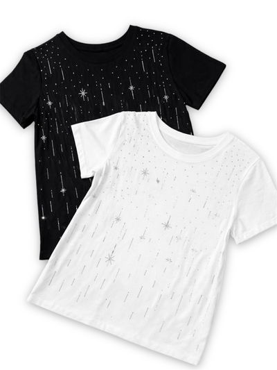 REMERA ALGODÓN PIEDRAS DESTELLO