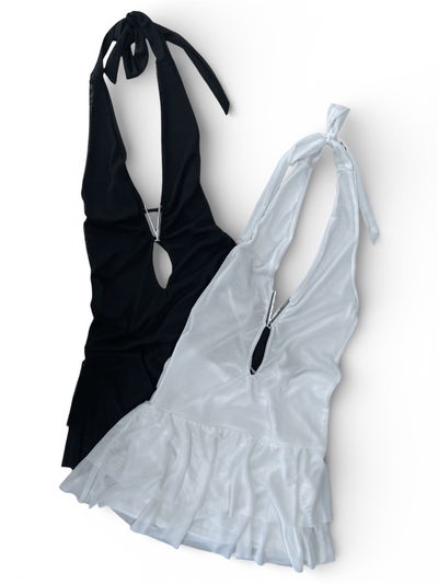 VESTIDO TULL MARILYN VOLADO APLIQUE V