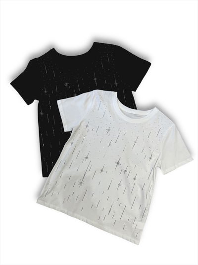 REMERA ALGODÓN PIEDRAS DESTELLO