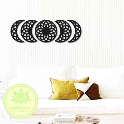 Cuadro Tríptico 30x90 FASES - MAHUALA