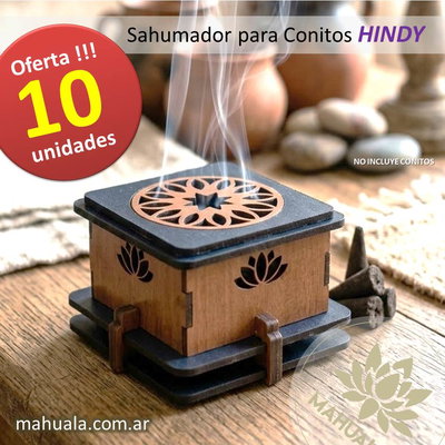 10 Sahumadores para Conitos HINDY (10 UNIDADES)