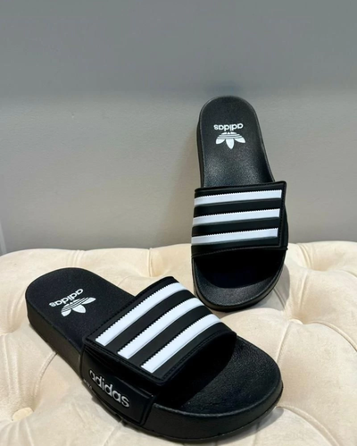 Ojota Adidas linea blanca, velcro