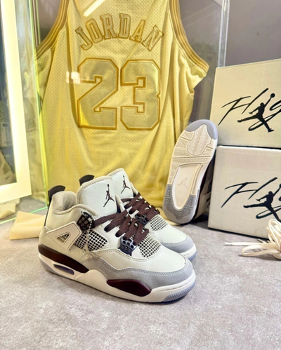 Jordan Retro 4 White/Brown