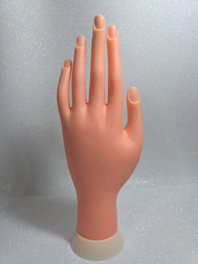 MANO DE PRÁCTICA FLEXIBLE  (24cm x 10 cm)