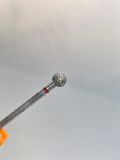 FRESA BOLITA GRANDE ROJA DIAMANTADA