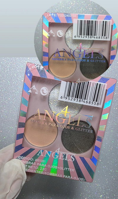 SOMBRAS PARA OJOS + GLITTER + ESPEJO #04