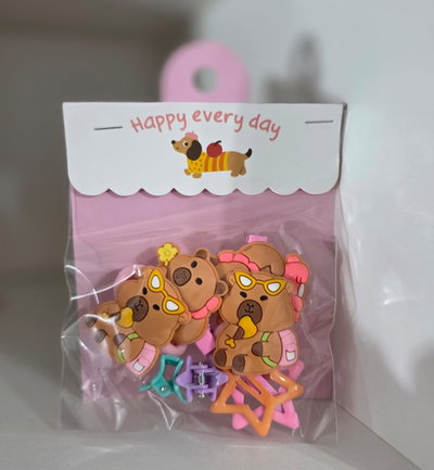 KIT + COLITAS PARA PELO CAPIBARA 