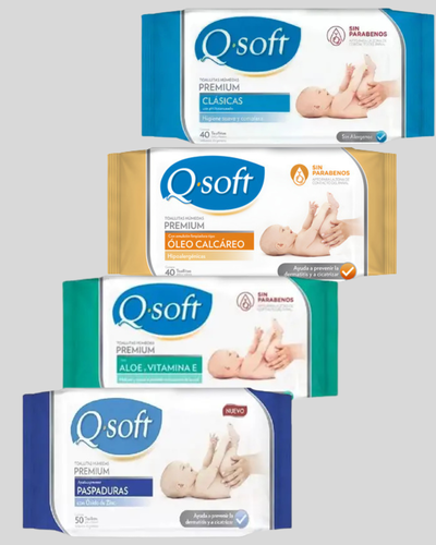 Toallitas Humedas Qsoft x40u.