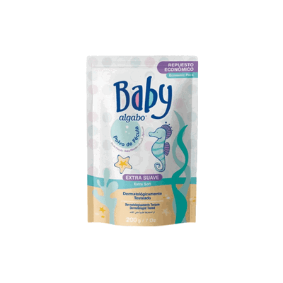 Talco Baby Algabo x200gr Doy Pack