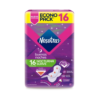 Toallitas Nosotras Nocturnas x16