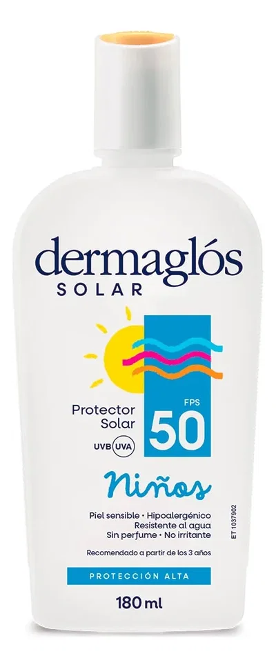 Protector Solar Dermaglós x180ml FPS 50