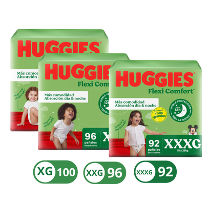 Huggies Flexi comfort Pack ahorro