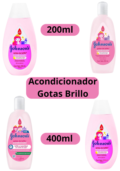 Acondicionador Johnson Gotas Brillo