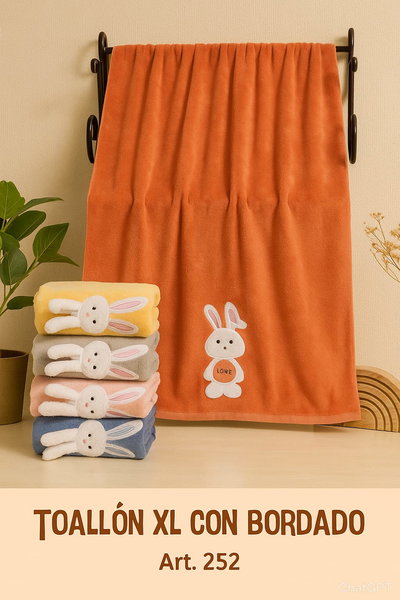 Shurita Toallón XL con bordado 
