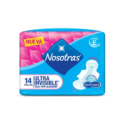 Toallitas Higienicas Nosotras Ultra Invisible x14u