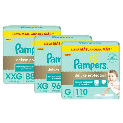  Pampers Deluxe Pack de Ahorro