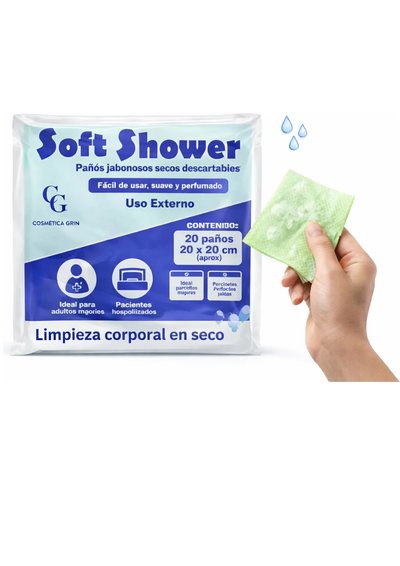 Paños Soft Shower x20u.