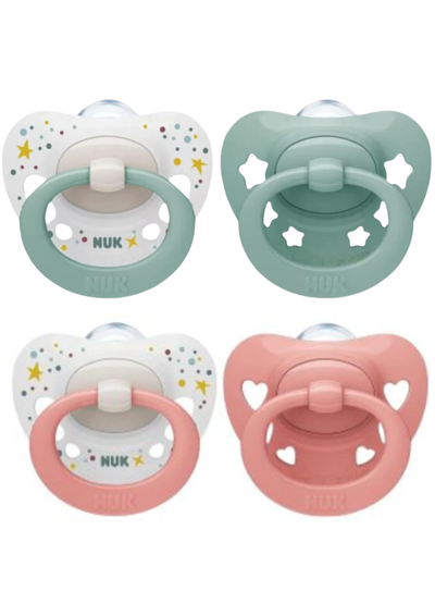 Nuk Chupetes x2 Signature 0 a 6 meses