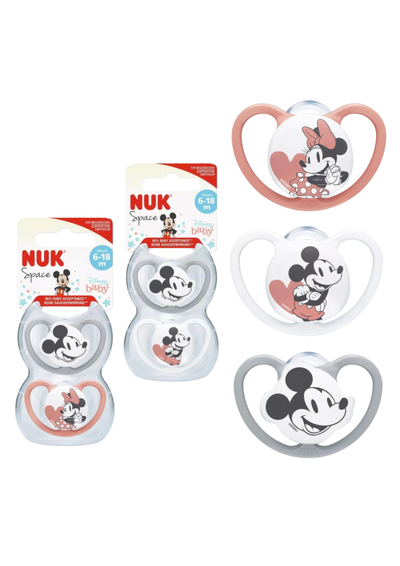 Nuk Chupetes x2 Space 6-18 meses