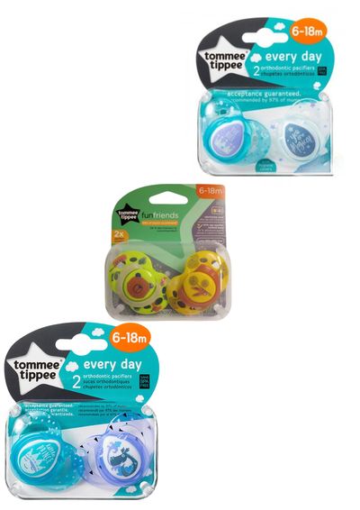 Tomme Tippee Chupete x2 6-18 Meses