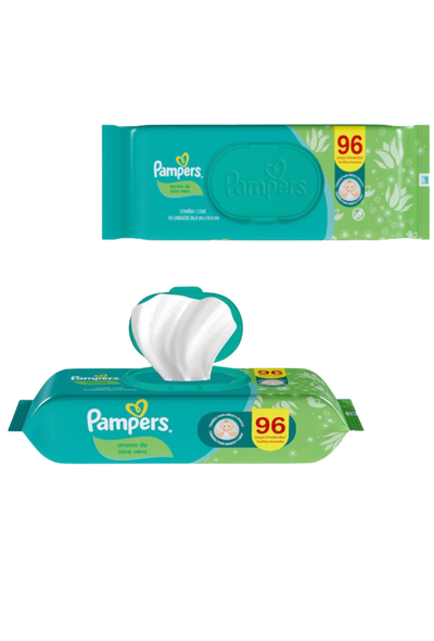 Toallitas Pampers Aloe Vera x96u.