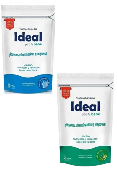 Toallitas Humedas IDEAL x50u.