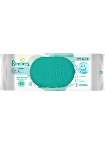 Toallitas Pampers Limpieza Delicada x48u.