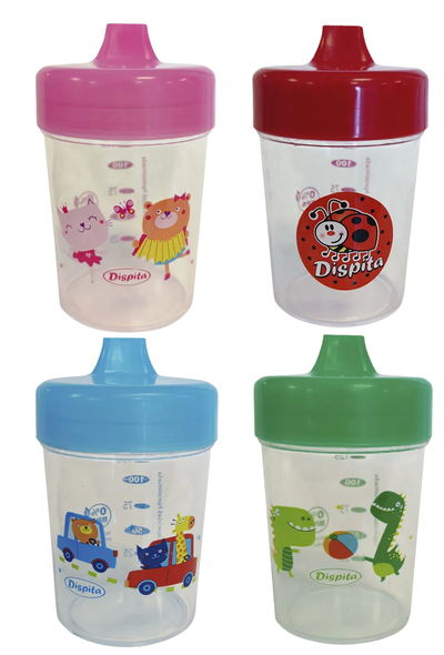 Dispita Vaso Transparente Decorado