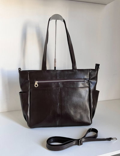Cartera Alfonsina chocolate