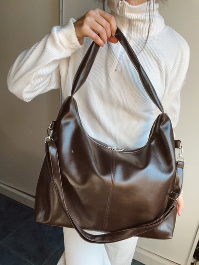 Cartera isabella chocolate (leer medidas)